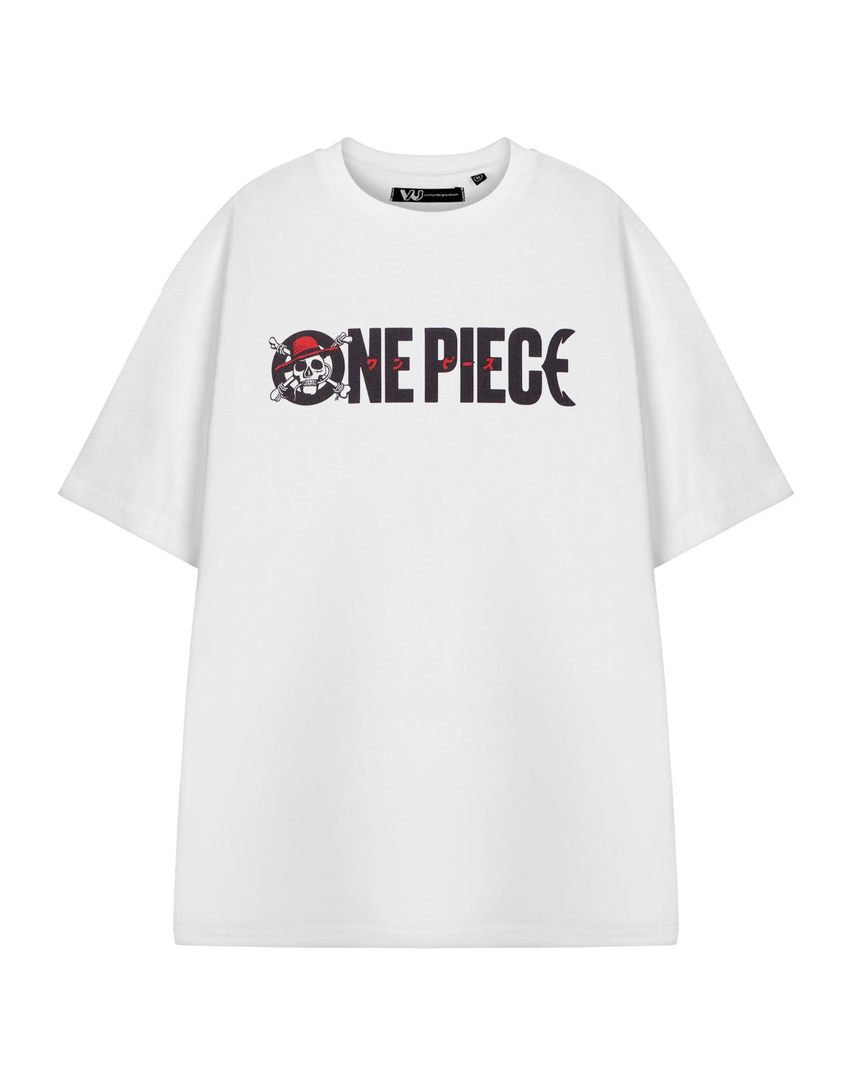 One Piece Short Sleeved T-Shirt | Mens White | Official Merch