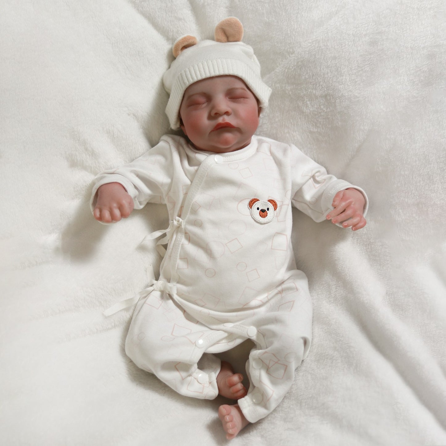 18" Realistic Reborn Baby Dolls Real Handmade Newborn Girl Boy Lifelike Doll Toy