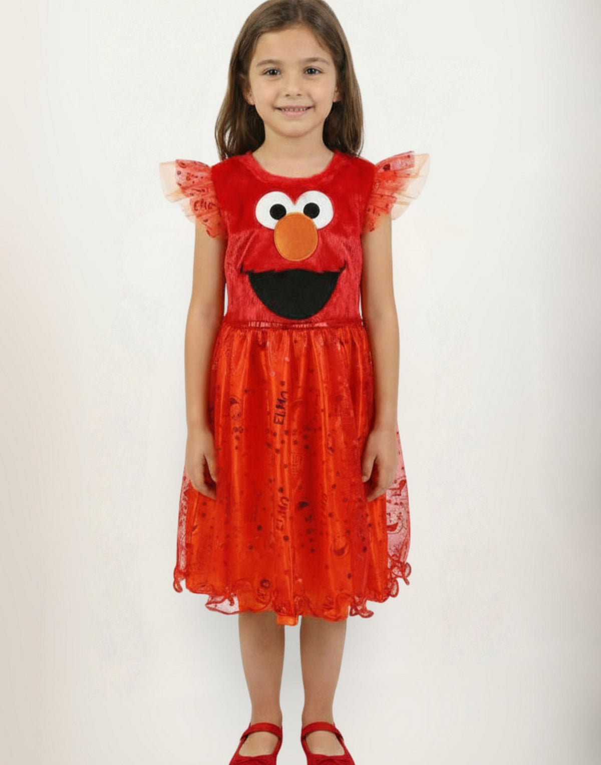 Sesame Street 2 Piece Costume | Girls Red | Official Merch