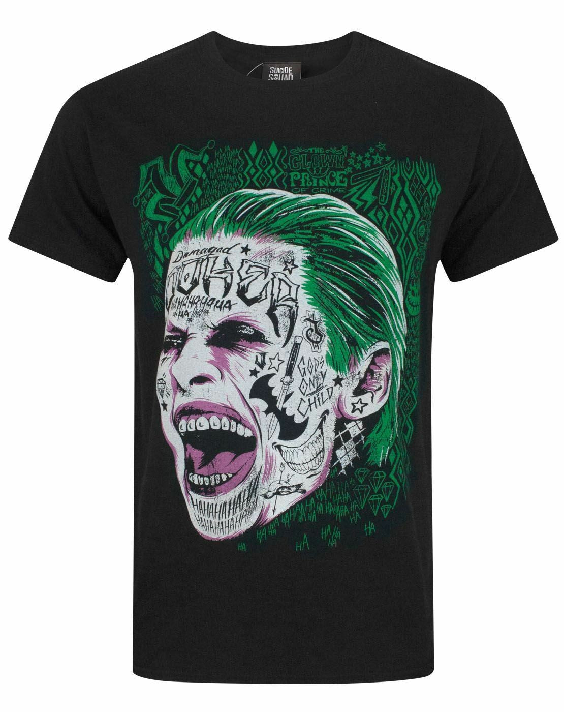 DC Comics Short Sleeved T-Shirt | Mens Black | Official Merch