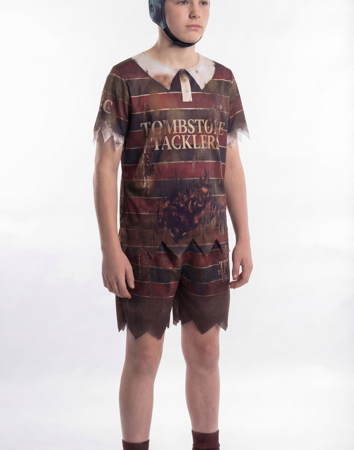 Blues Group 3 Piece Costume | Boys Brown | Official Merch