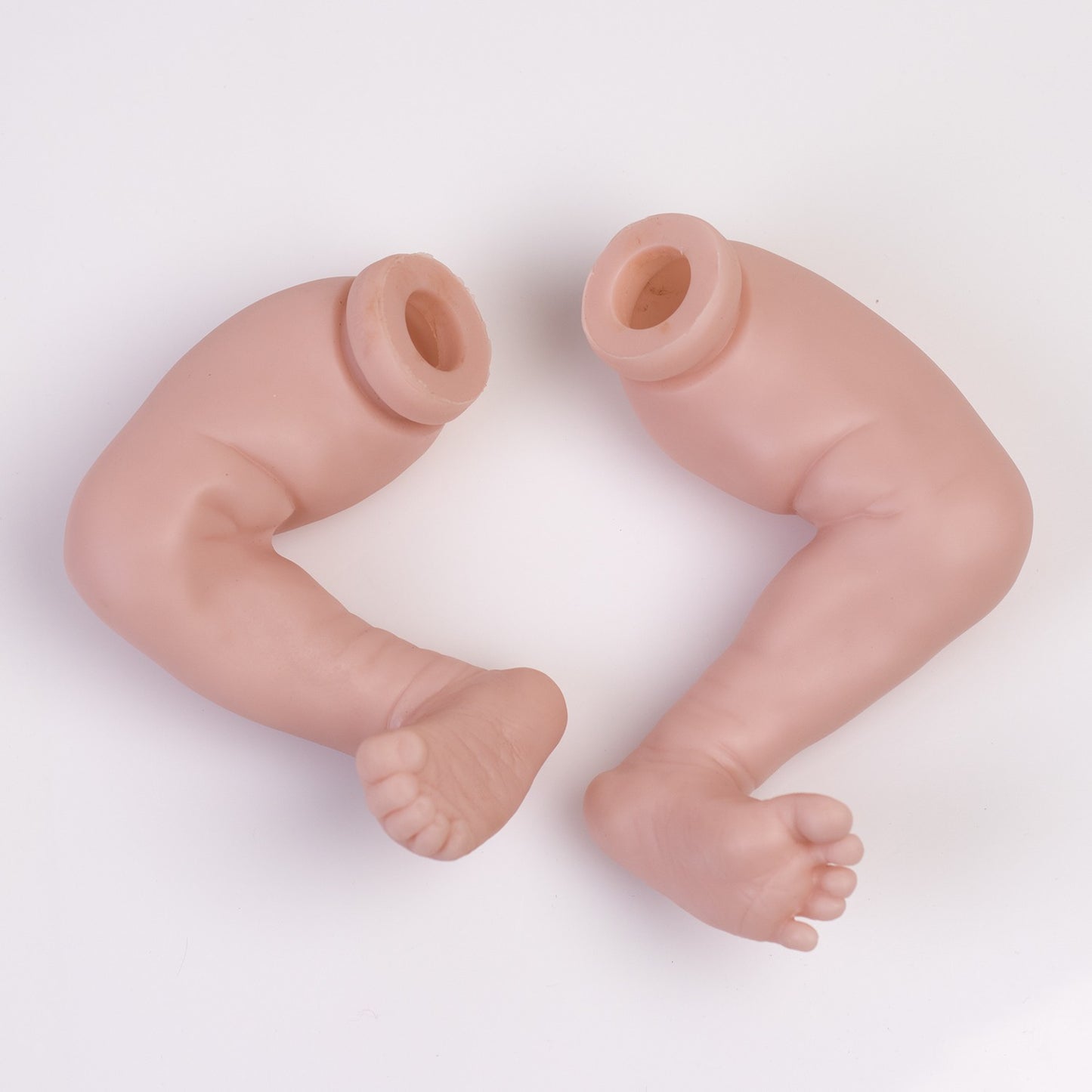 Unpainted 20" Realistic Reborn Doll Kits DIY Baby Kit Vinyl Silicone Dolls Parts