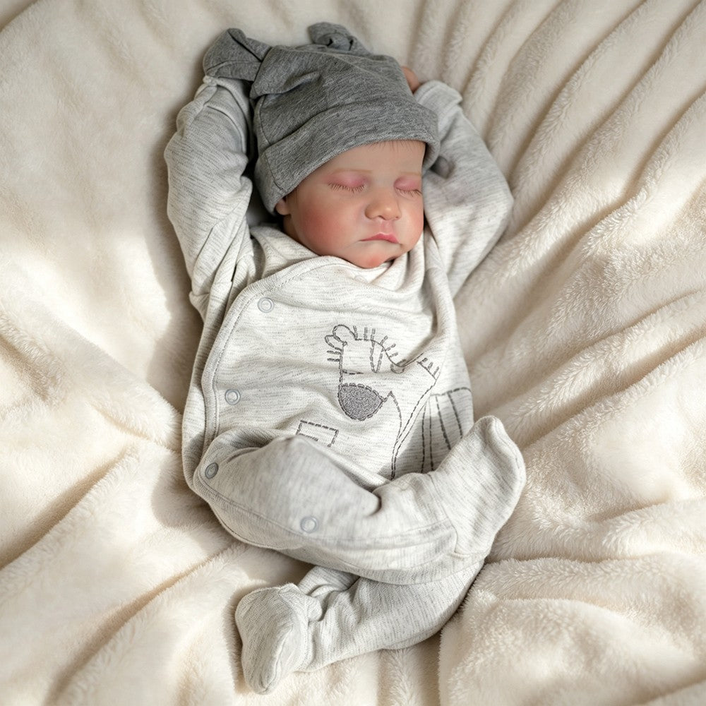 Realistic Reborn Dolls Soft Newborn Baby Boy Handmade Real Life Doll Babies Gift
