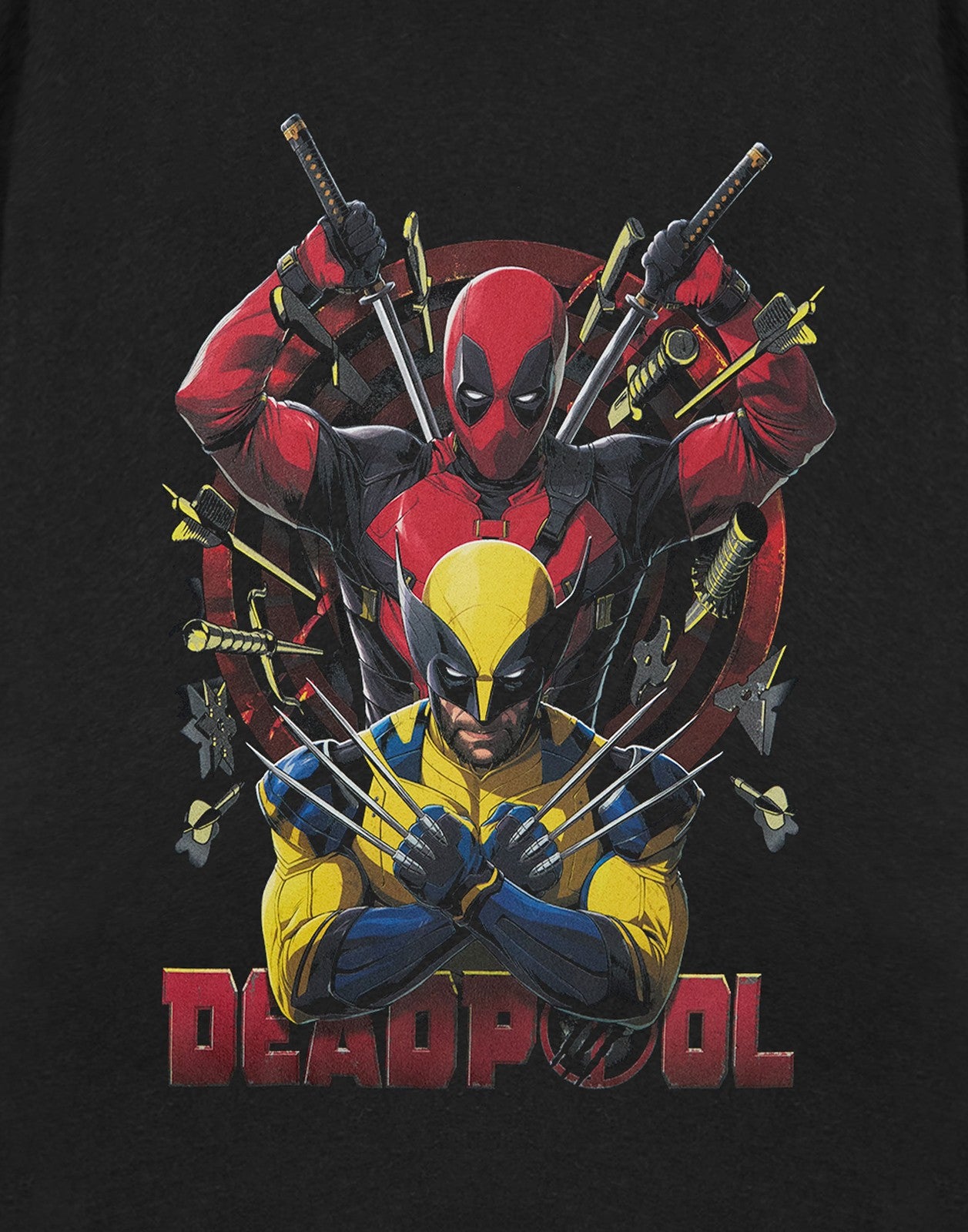 Marvel Short Sleeved T-Shirt | Mens Black | Official Merch