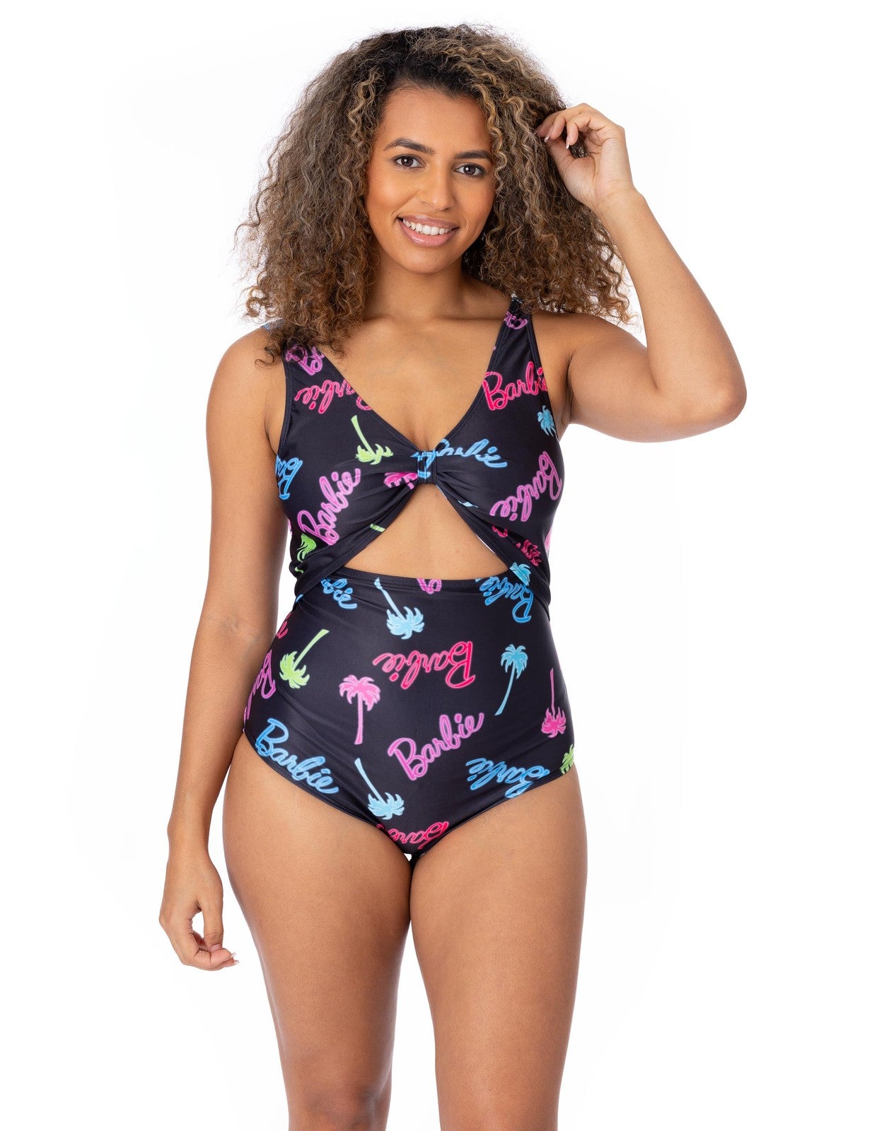 Barbie 1 Piece Swimming Costume | Womens Multicoloured | Official Merch