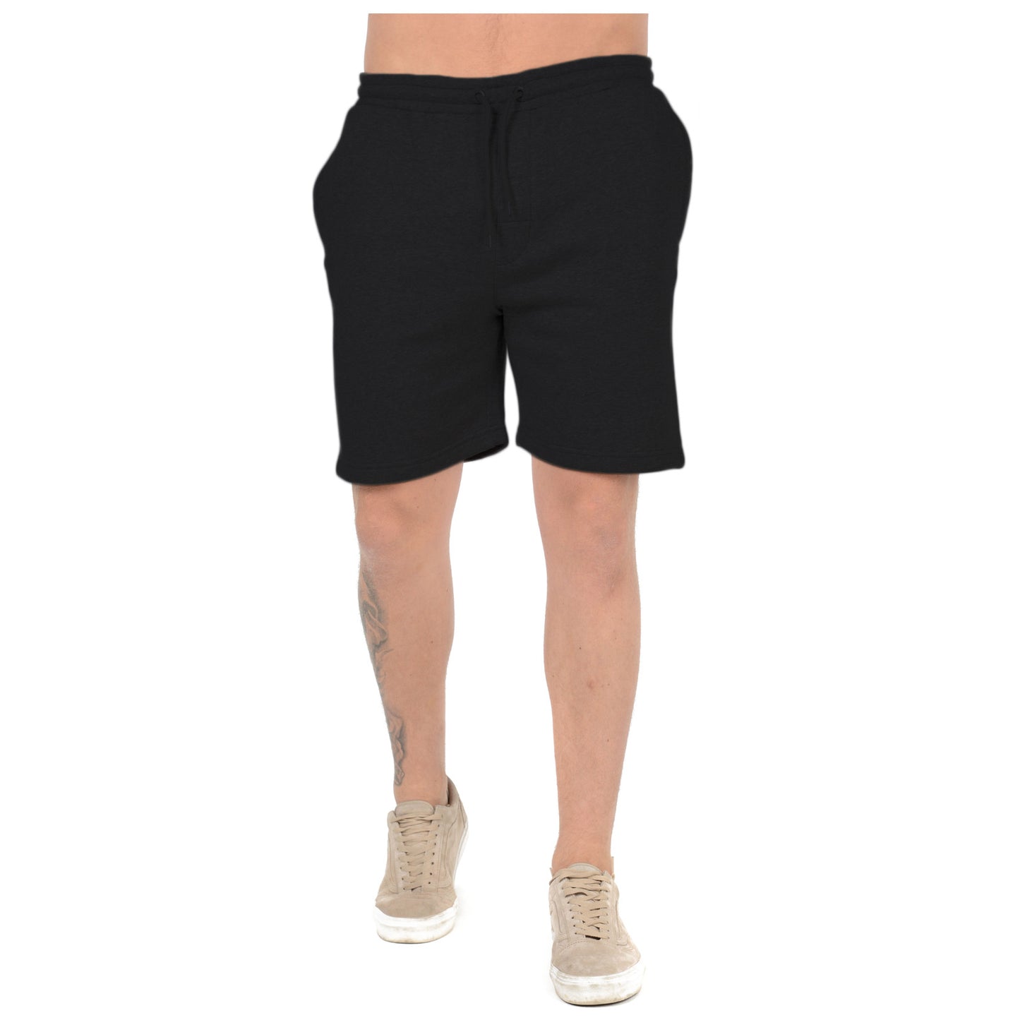 PACK OF 2 MENS JOGGING SHORTS SWEAT JERSEY FLEECE JOGGERS SUMMER RUNNING BOTTOMS