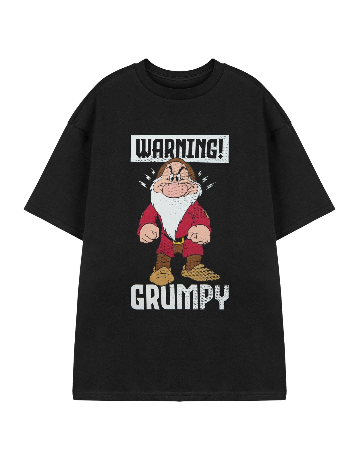 Disney Short Sleeved T-Shirt | Mens Black | Official Merch