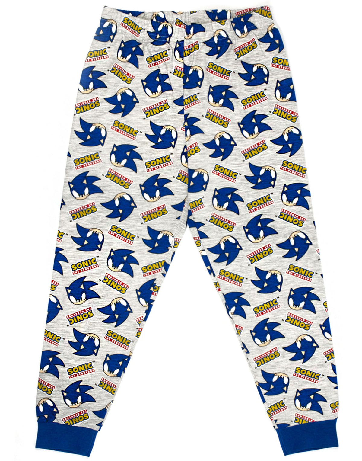 Sonic the Hedgehog Long Sleeve Long Leg Pyjama Set | Unisex Kids Blue | Official