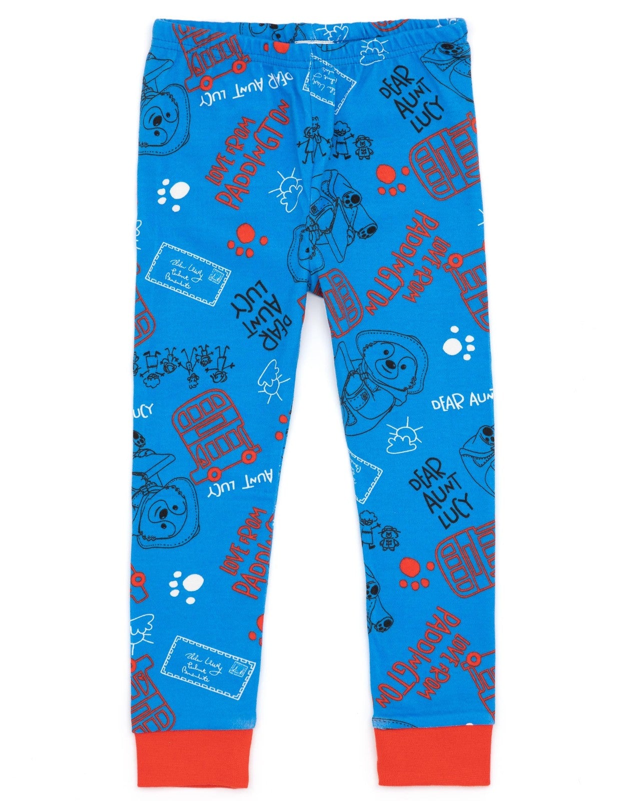 Paddington Bear Long Sleeve Long Leg Pyjama Set | Unisex Kids Multicoloured | Of