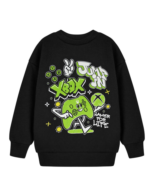 Xbox Sweatshirt | Boys Black | Official Merch