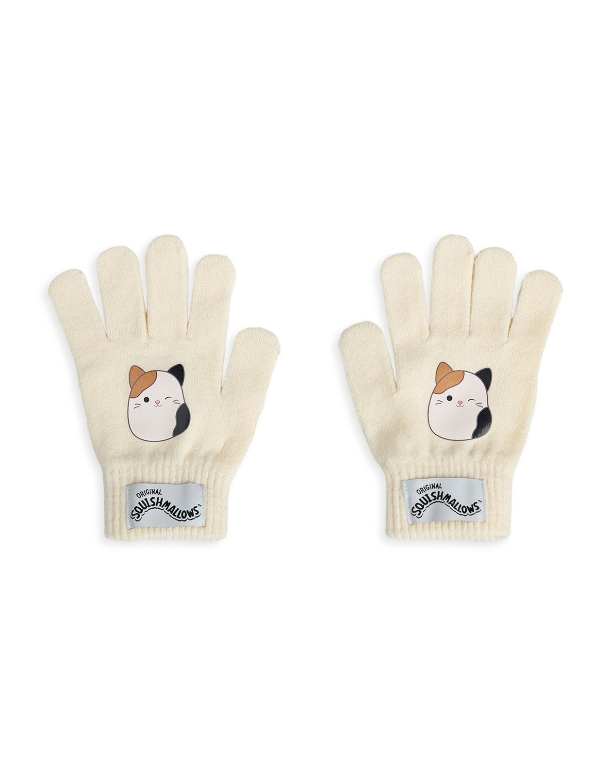 Squishmallows Beanie and Gloves Set | Girls Beige | Official Merch