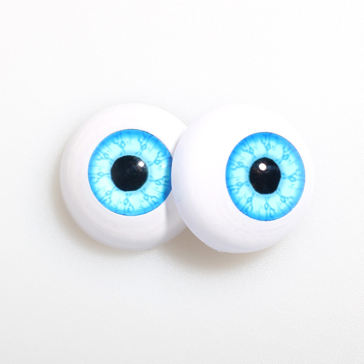 2 Pairs Reborn Baby Doll Eyes Half Round Acrylic Eyeballs Accessories DIY Supply