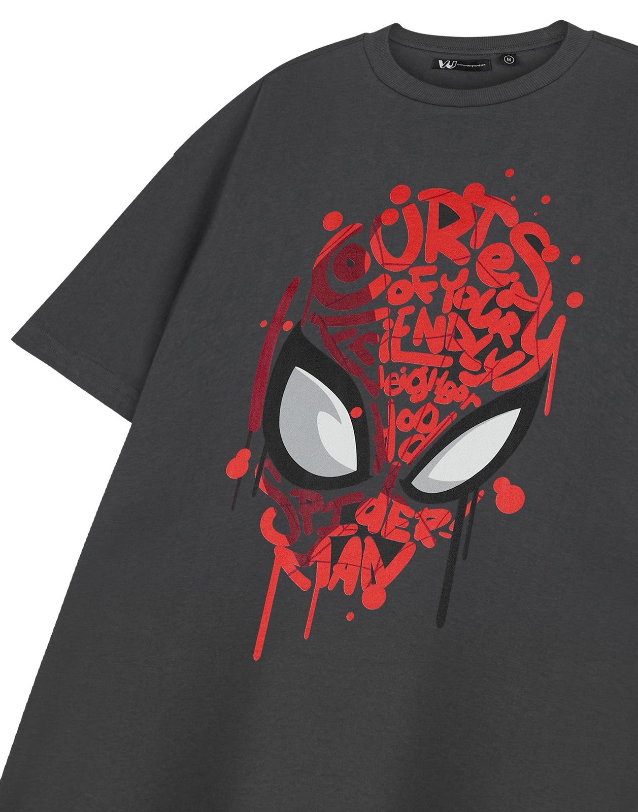Marvel Short Sleeved T-Shirt | Mens Charcoal | Official Merch