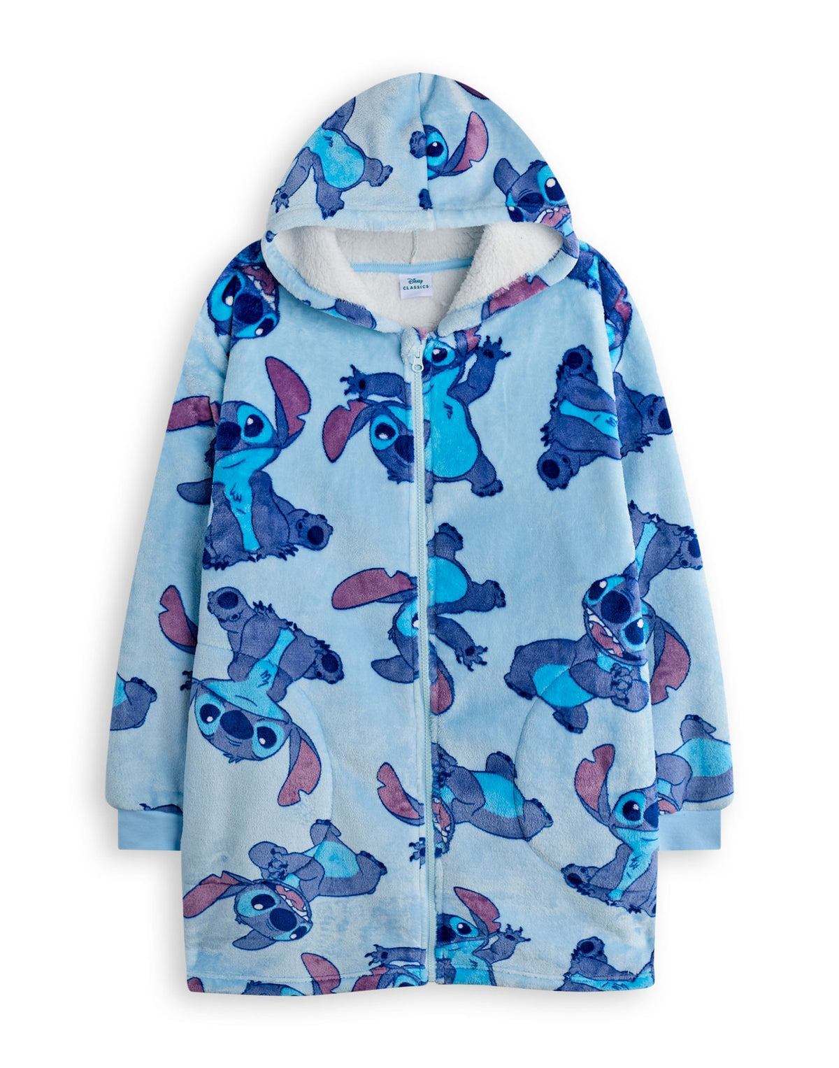 Disney Zip Through Blanket Hoodie | Girls Blue | Official Merch