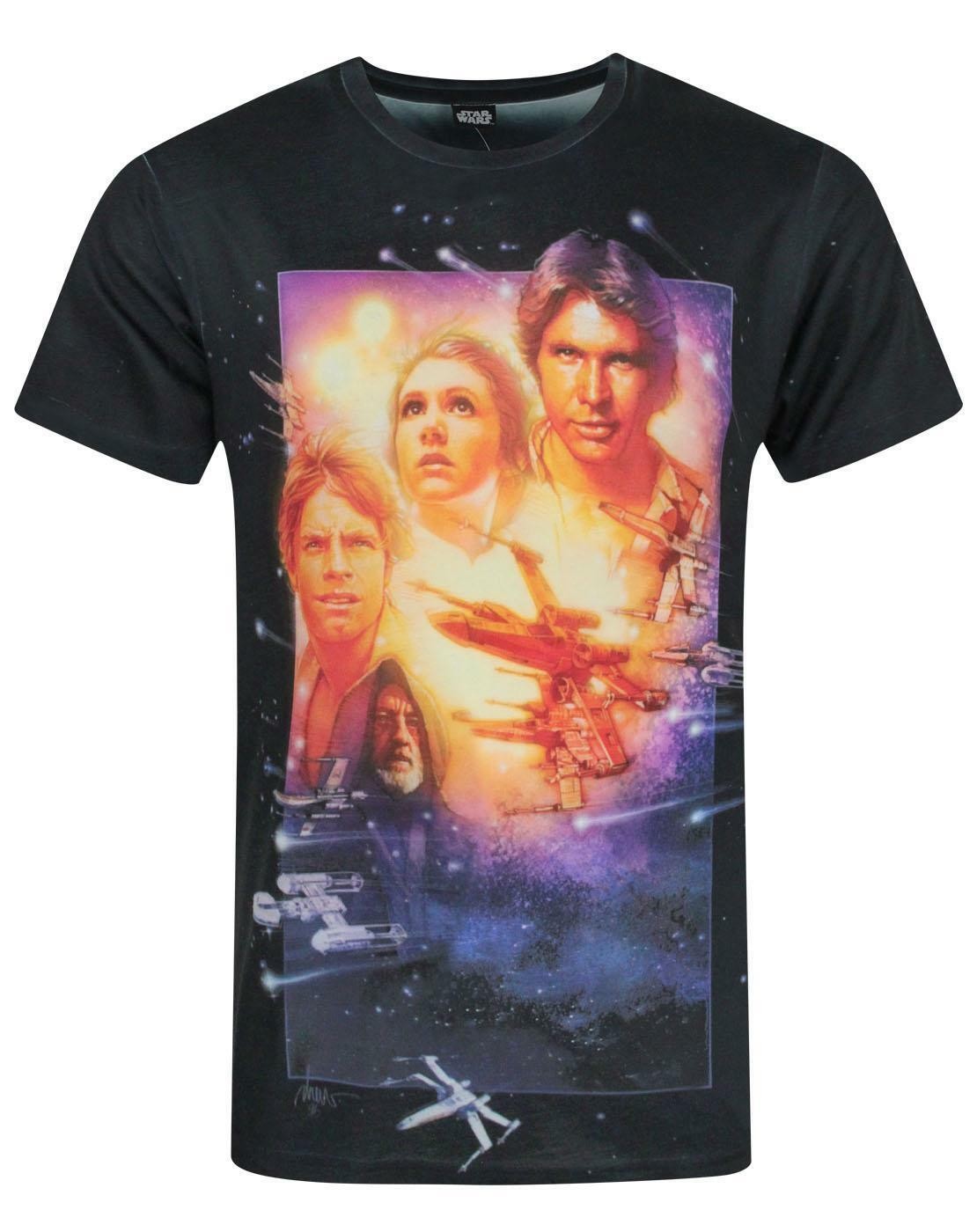 Star Wars Short Sleeved T-Shirt | Mens White | Official Merch