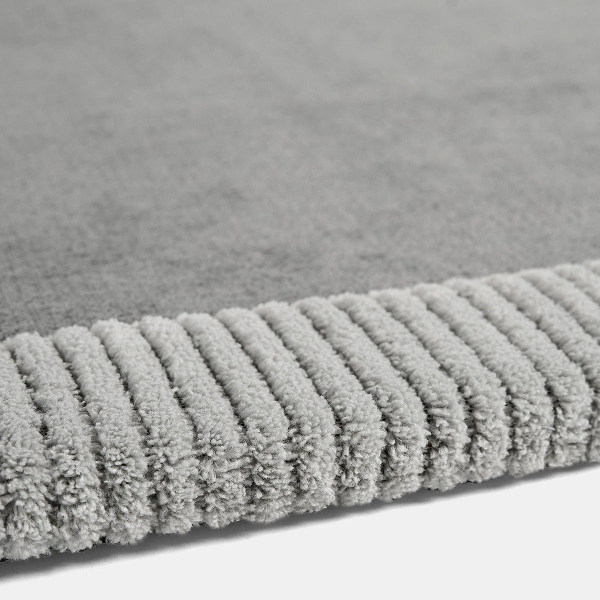 OHS Contrast Border Rug Non Slip Tufted Hallway Runner Floor Carpet