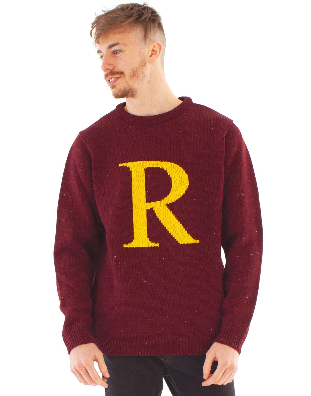 Harry Potter Christmas Jumper | Mens Red | Official Merch