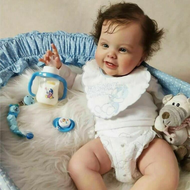 24" Realistic Unpainted Reborn Baby Doll Kit Vinyl Silicone Parts DIY Doll Kits