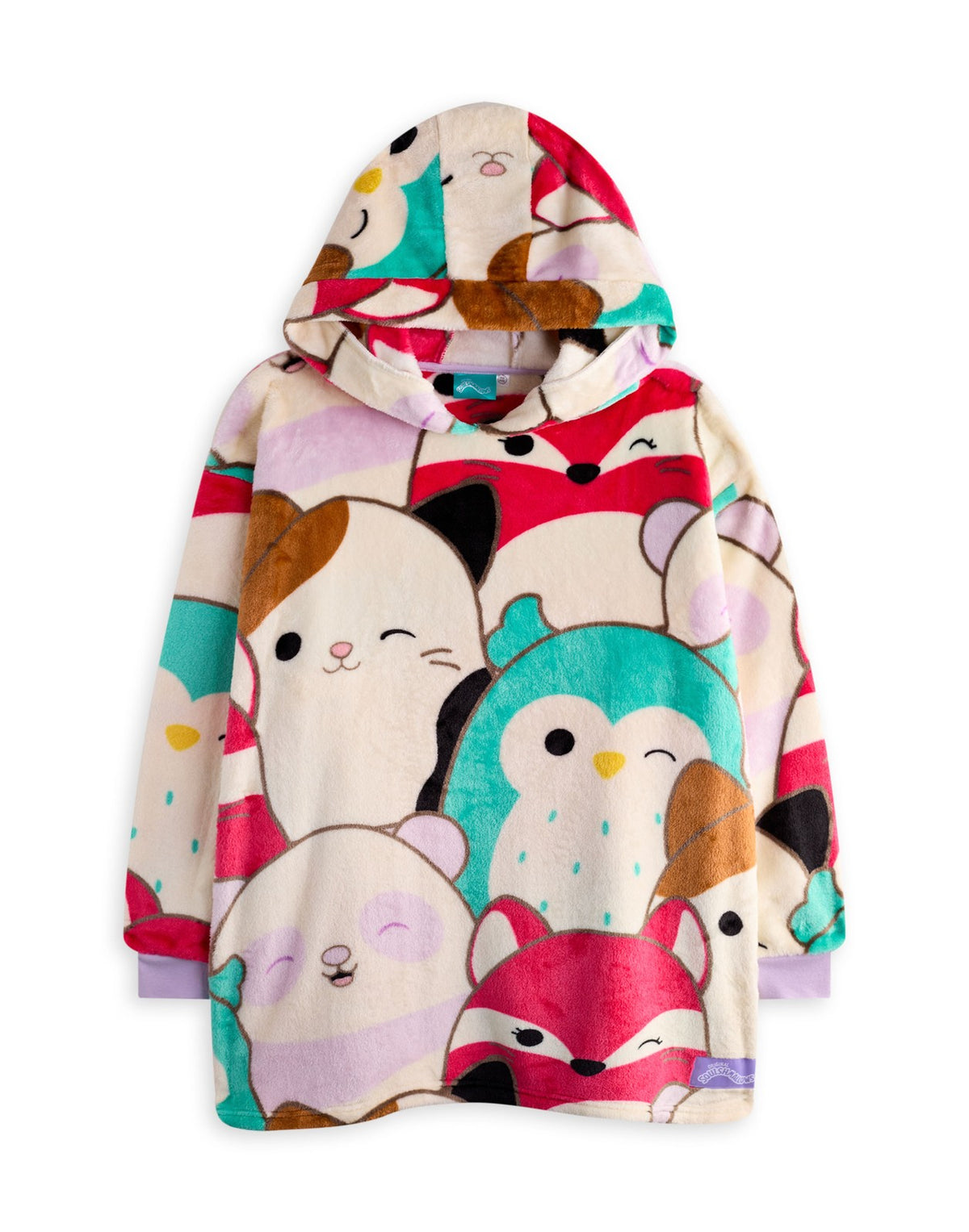 Squishmallows Blanket Hoodie | Girls Multicoloured | Official Merch