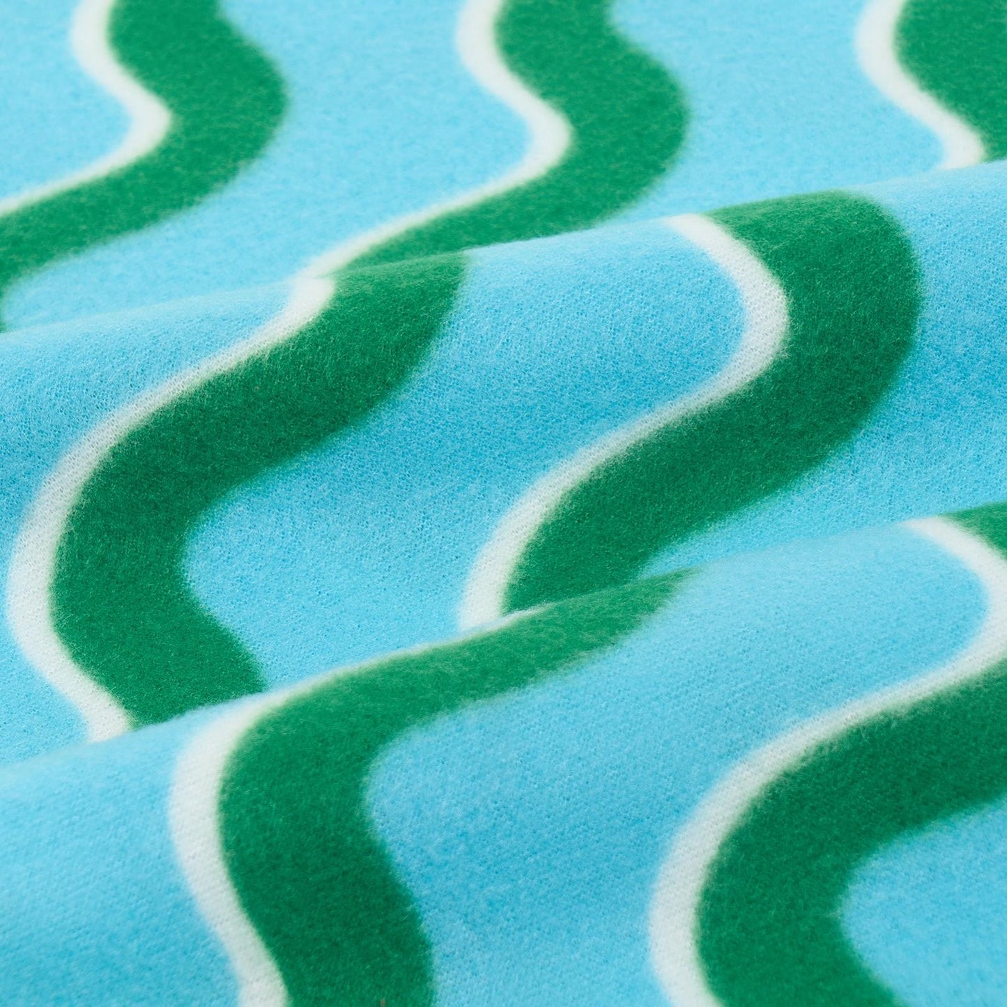 OHS Swirl Print Throw Soft Blanket Polar Fleece Lightweight Bedspread