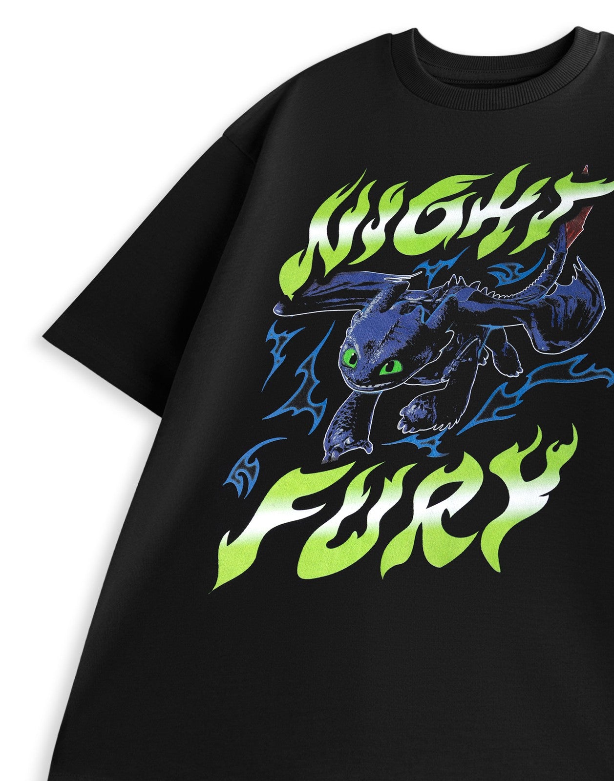 How to Train Your Dragon Short Sleeved T-Shirt | Mens Black | Official Merch