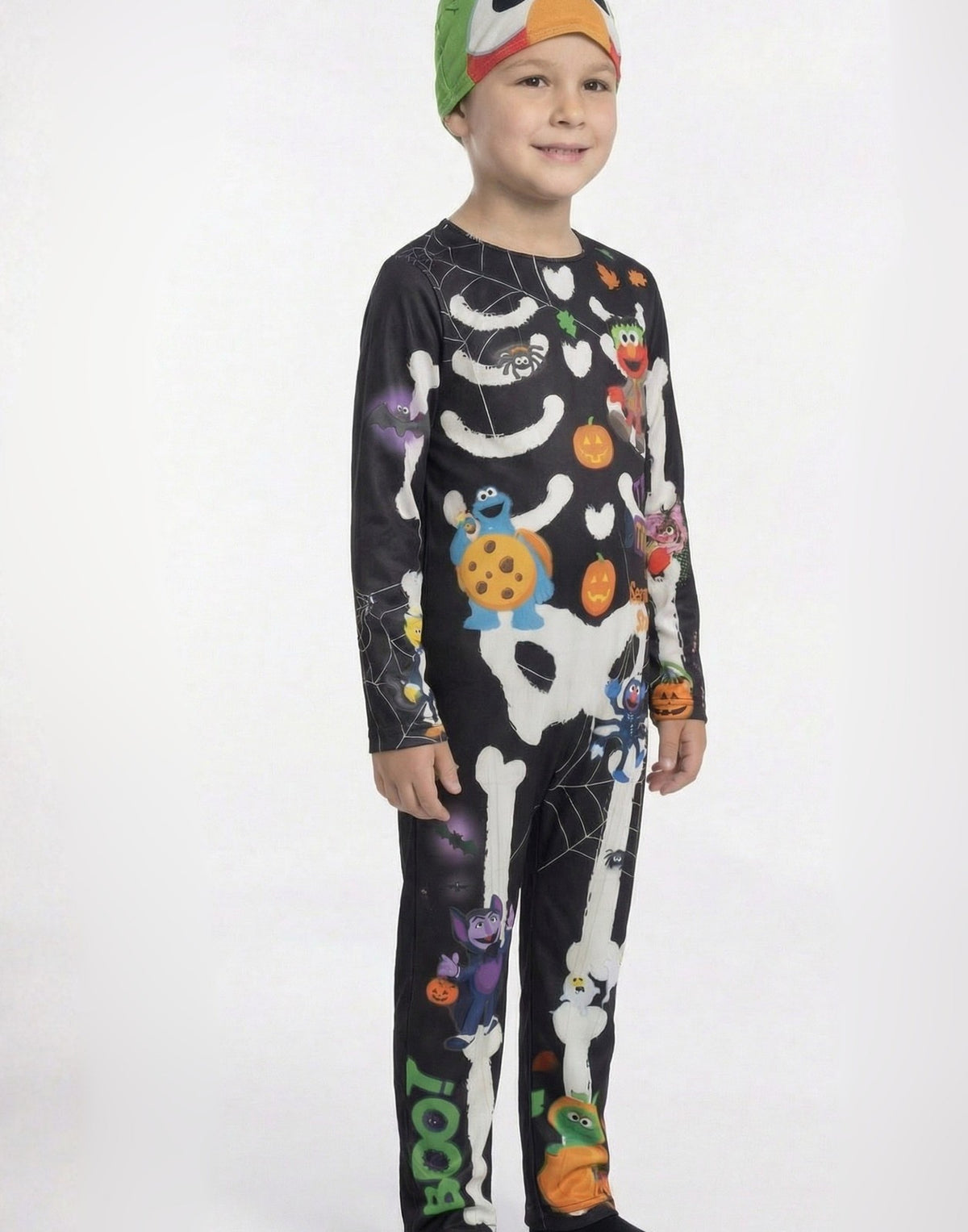 Sesame Street 2 Piece Costume | Unisex Kids Black | Official Merch
