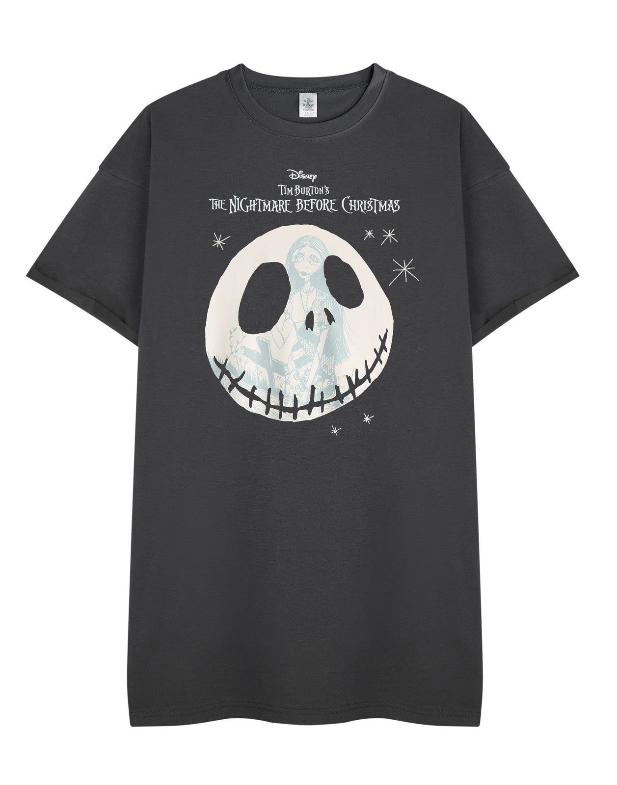 Disney Short Sleeve Nightdress | Womens Black | Official Merch