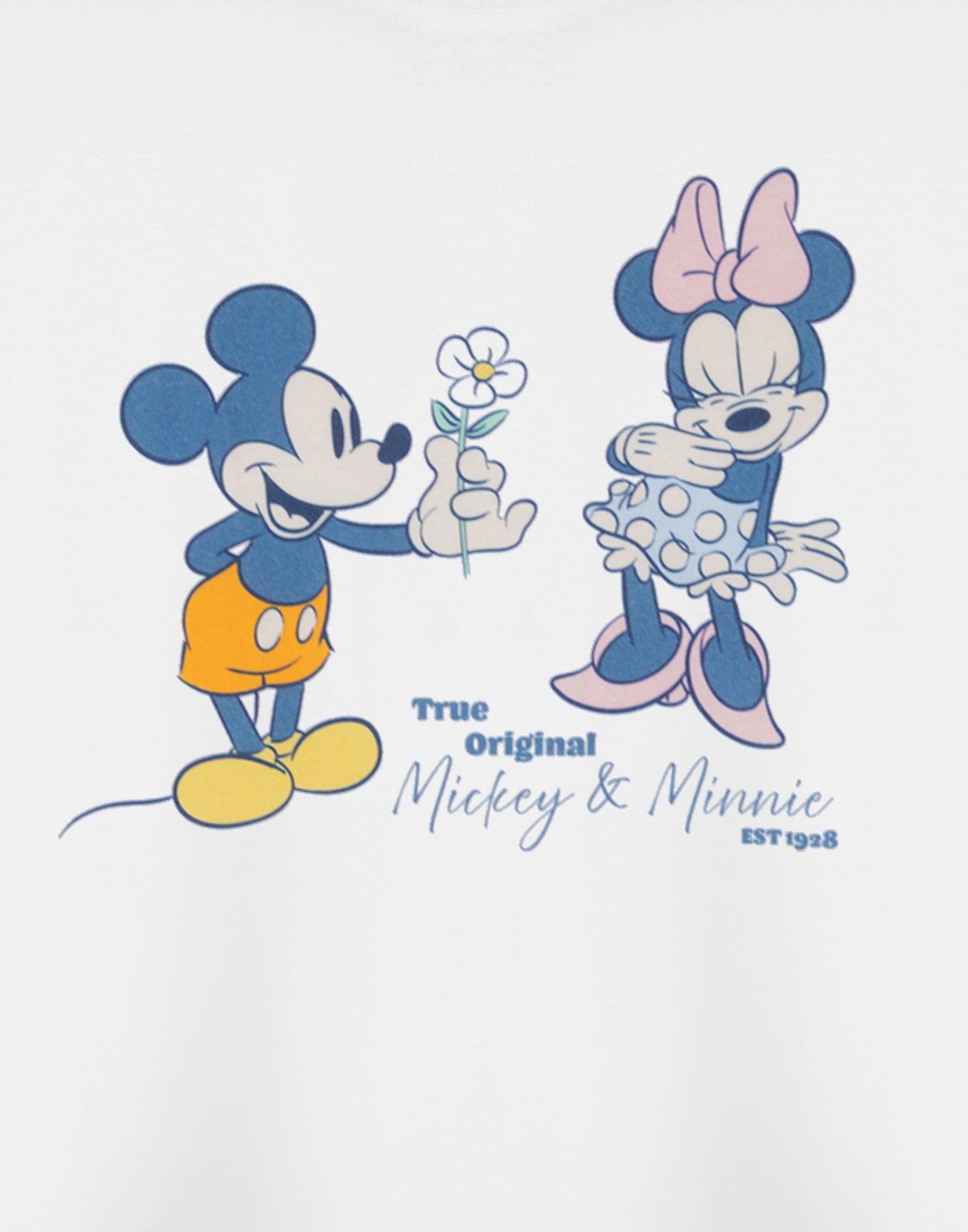Disney Cropped Short Sleeved T-Shirt | Womens White | Official Merch