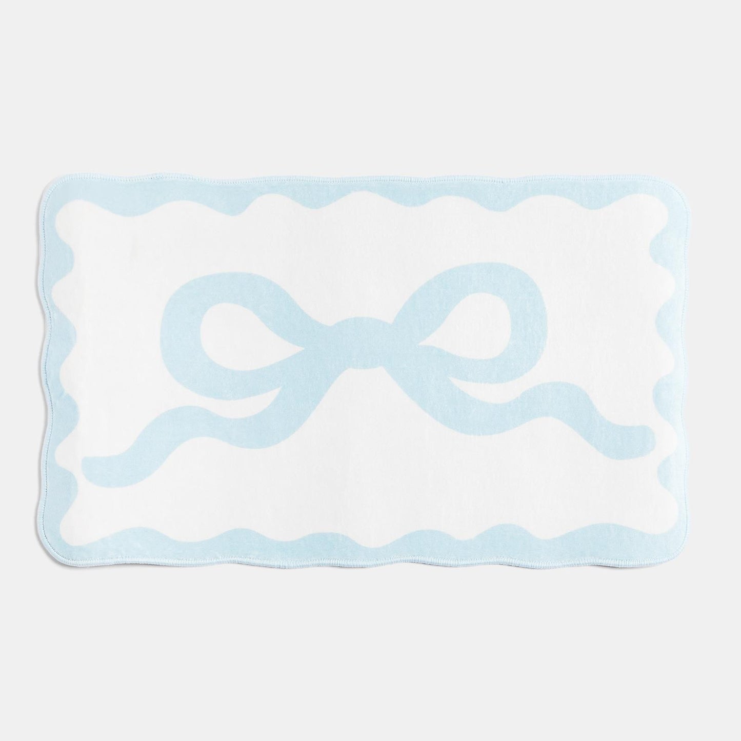 OHS Bows Bath Mat Soft Velvet Quick Dry Non-Slip Bathroom Shower Rug