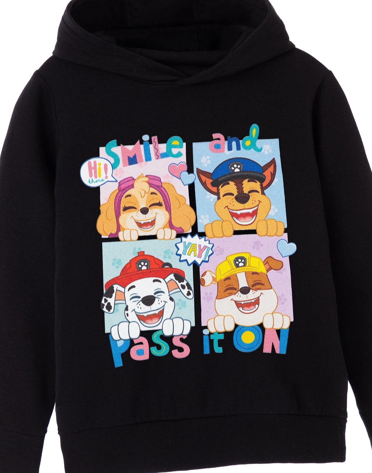 Paw Patrol Hoodie | Girls Black | Official Merch