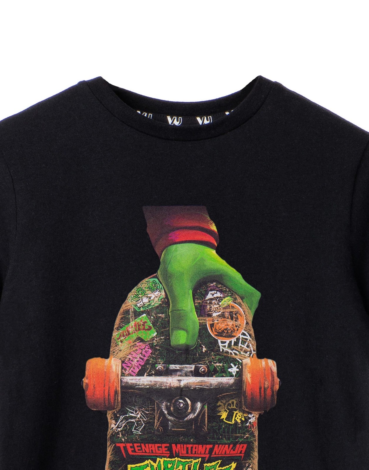 Teenage Mutant Ninja Turtles Short Sleeved T-Shirt | Boys Black | Official Merch
