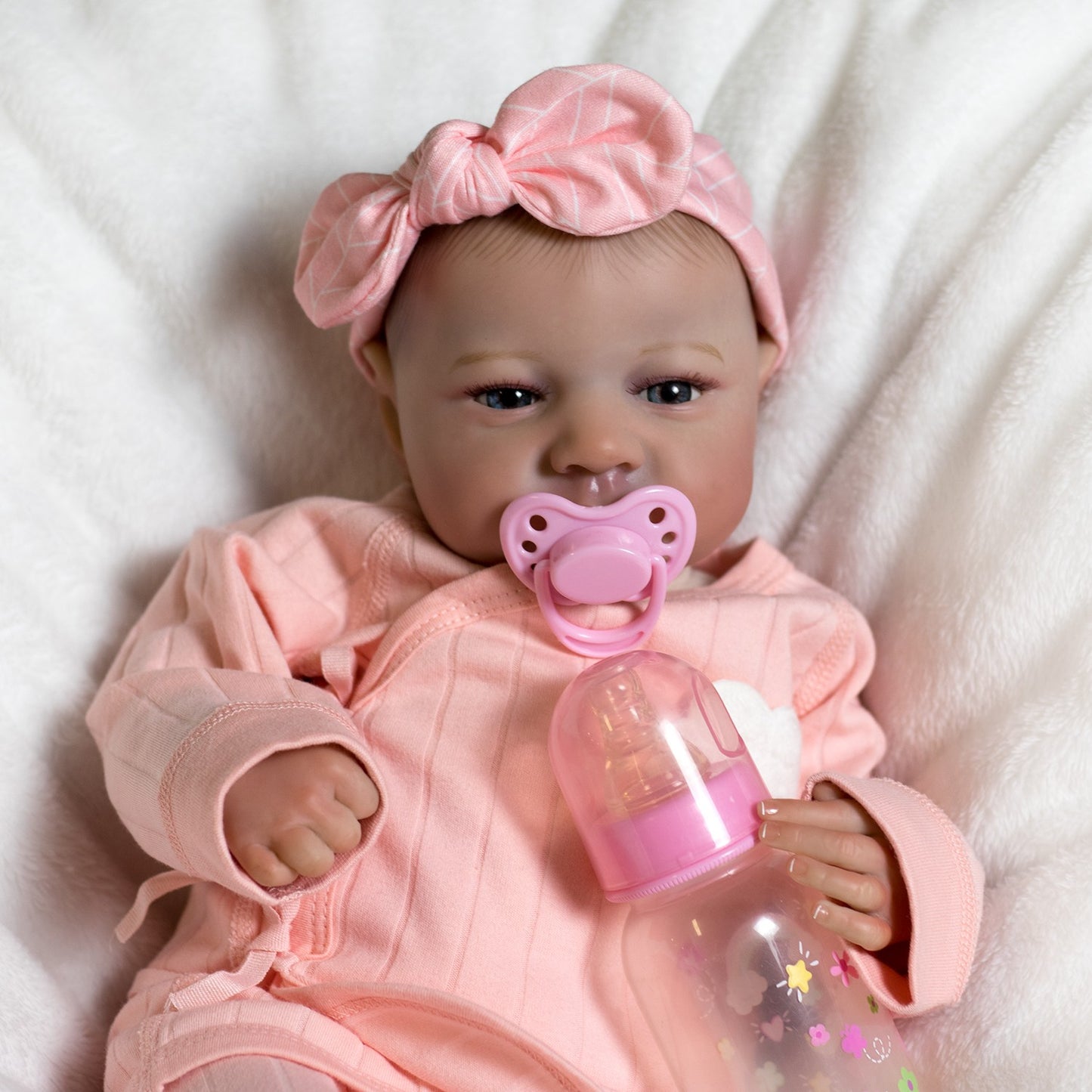 Handmade 18" Reborn Baby Dolls Vinyl Silicone Realistic Newborn Doll Xmas Gift