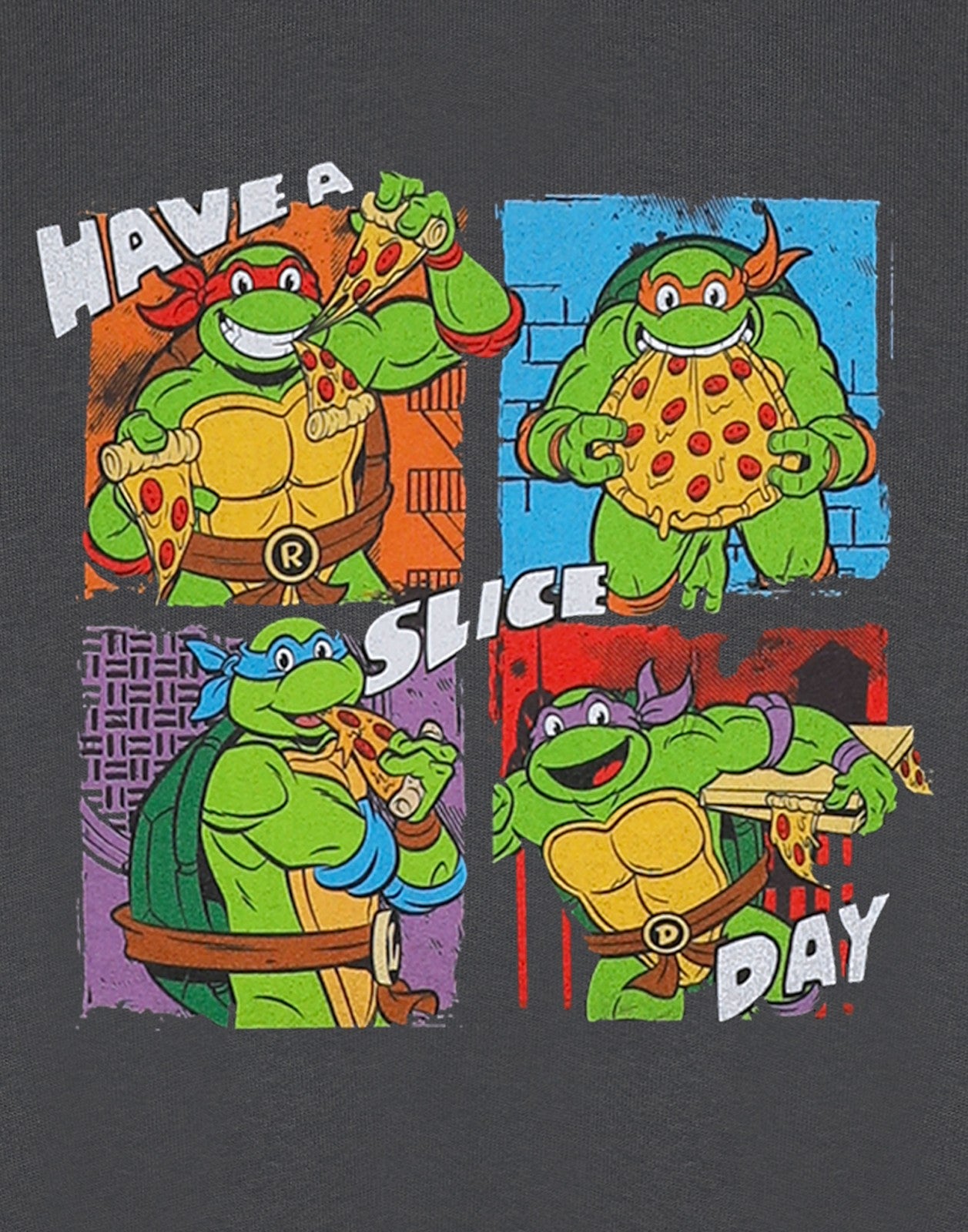 Teenage Mutant Ninja Turtles Sweatshirt | Boys Charcoal | Official Merch