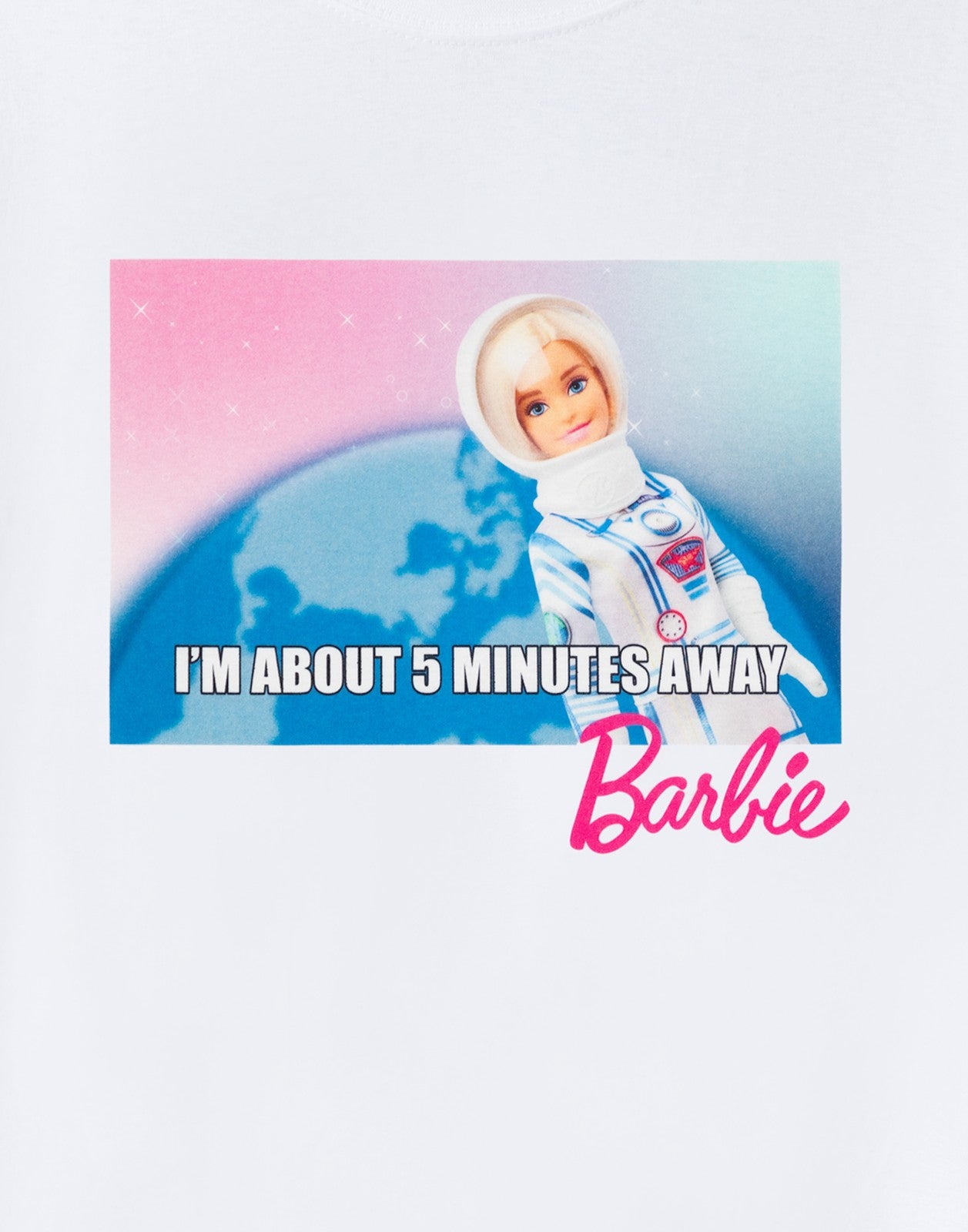 Barbie Short Sleeved T-Shirt | Womens White | Official Merch