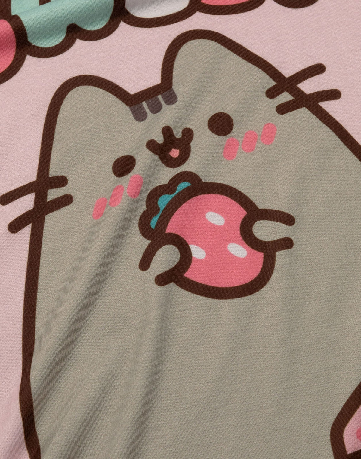 Pusheen Multi-Pack of 2 Short Sleeve Nightdress | Girls Pink | Official Merch