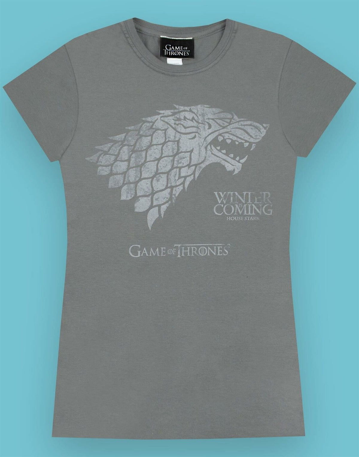 Game of Thrones Short Sleeved T-Shirt | Womens Charcoal | Official Merch