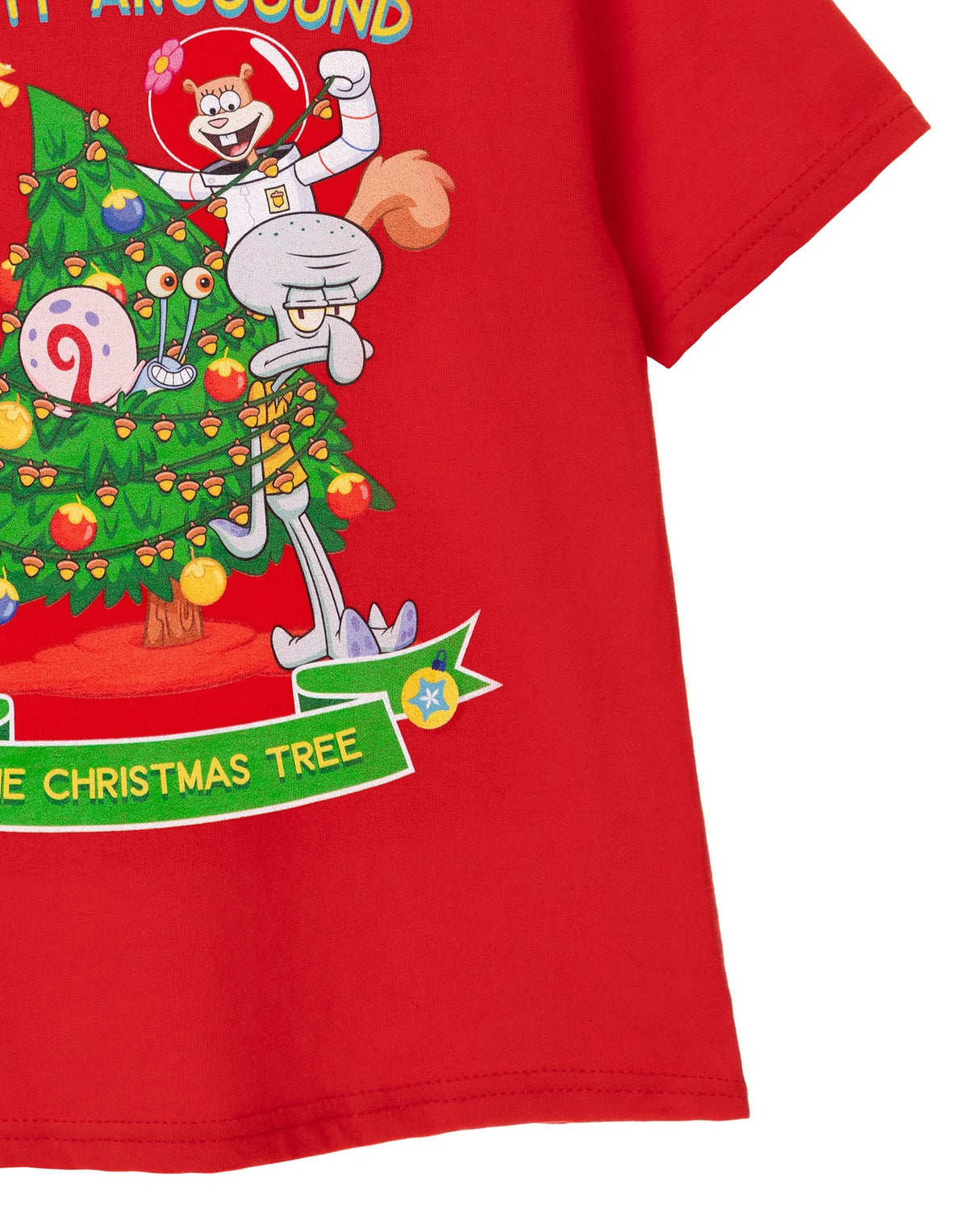 SpongeBob SquarePants Short Sleeved T-Shirt | Unisex Kids Red | Official Merch