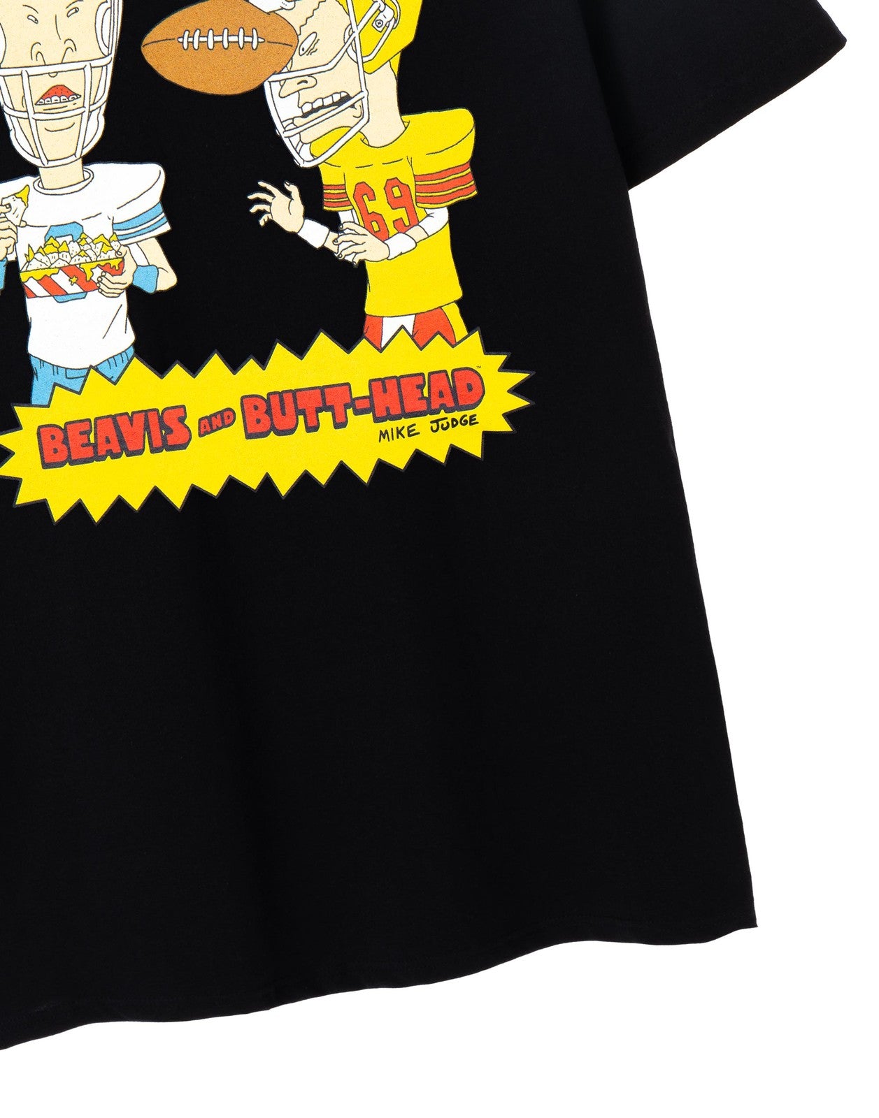 Beavis And Butthead Short Sleeved T-Shirt | Mens Black | Official Merch