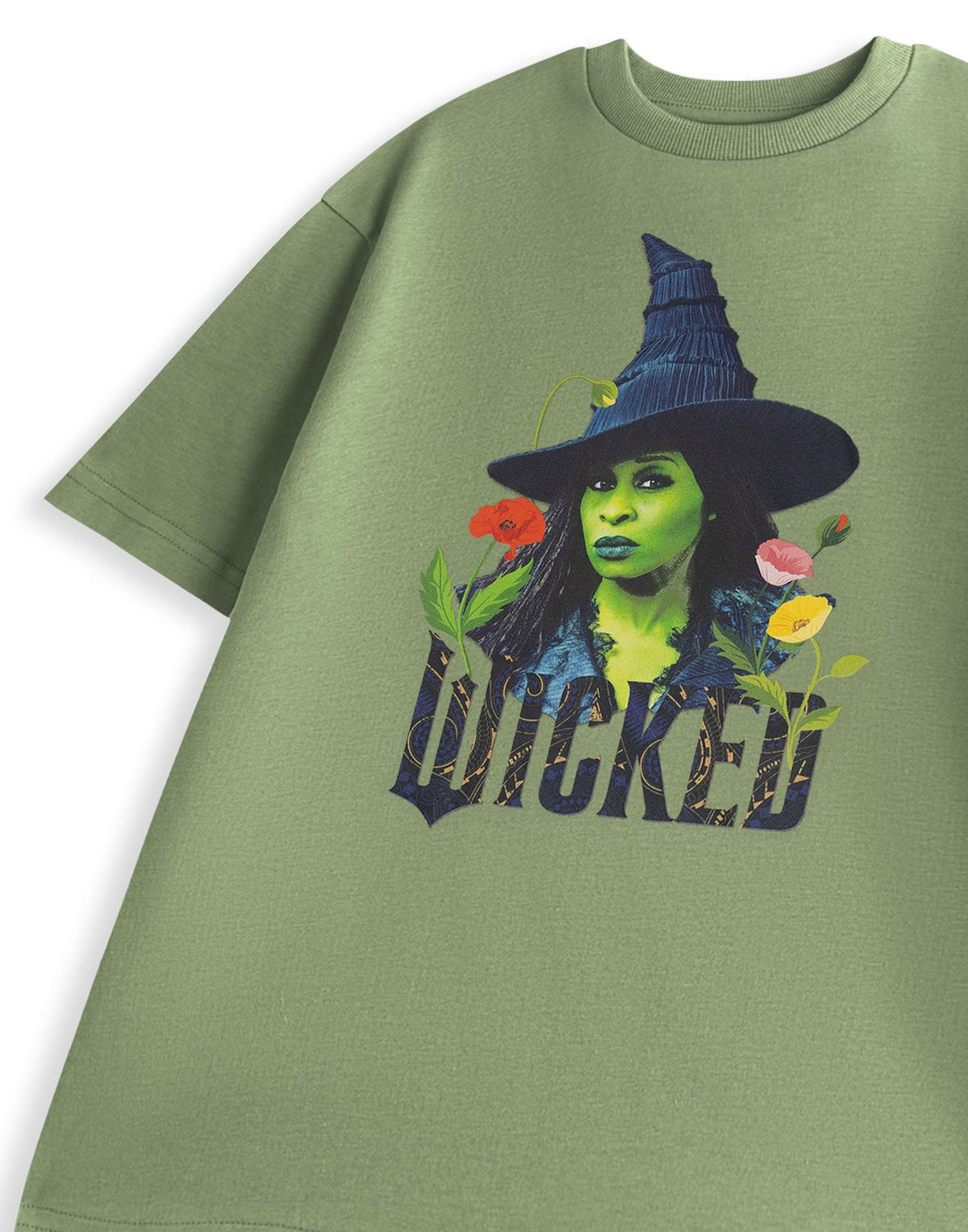 Wicked Short Sleeved T-Shirt | Unisex Khaki | Official Merch