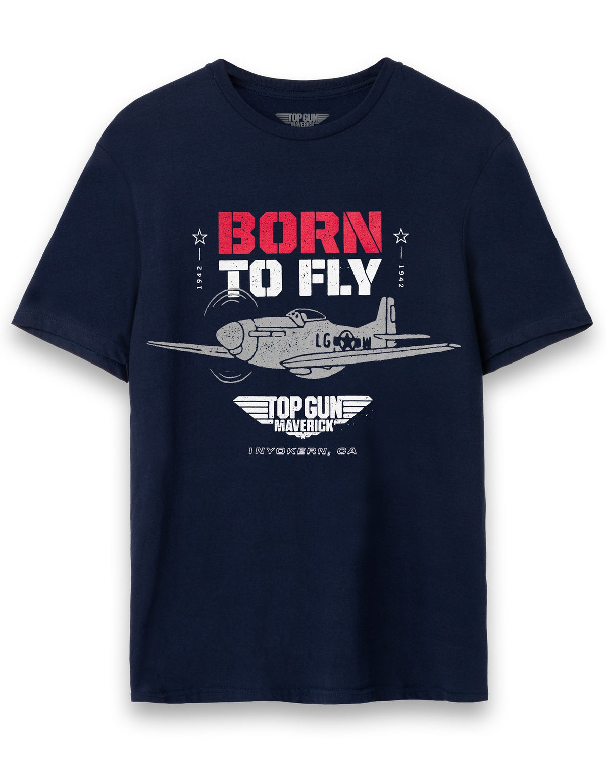 Top Gun Short Sleeved T-Shirt | Mens Blue | Official Merch