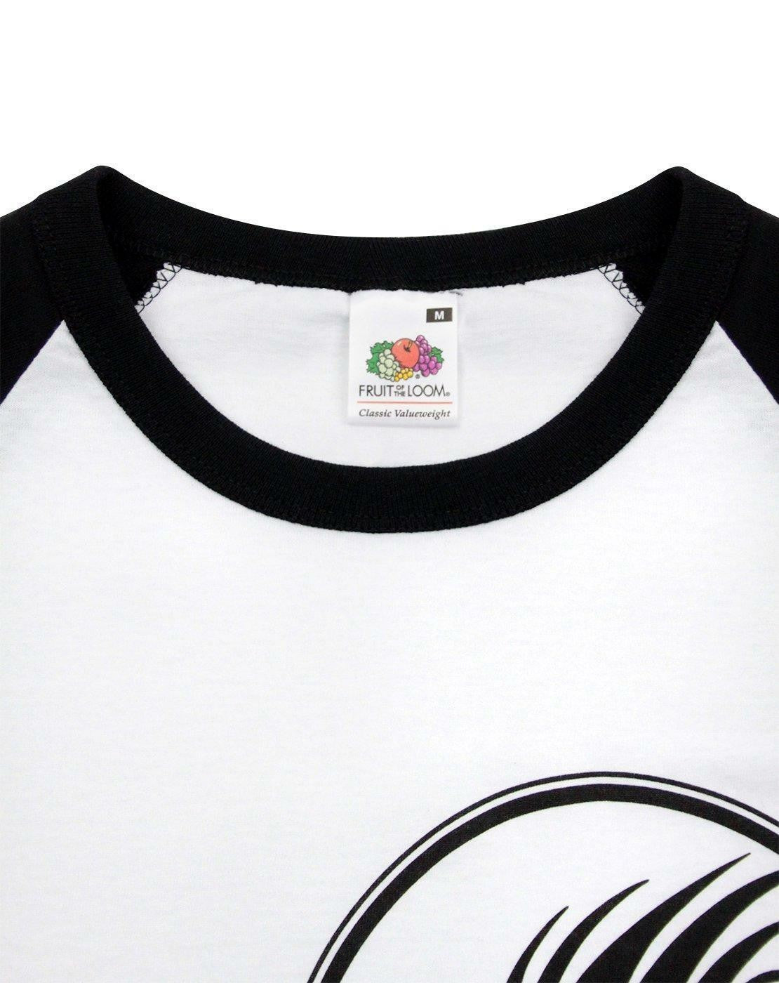Teen Wolf Raglan Short Sleeved T-Shirt | Mens White | Official Merch