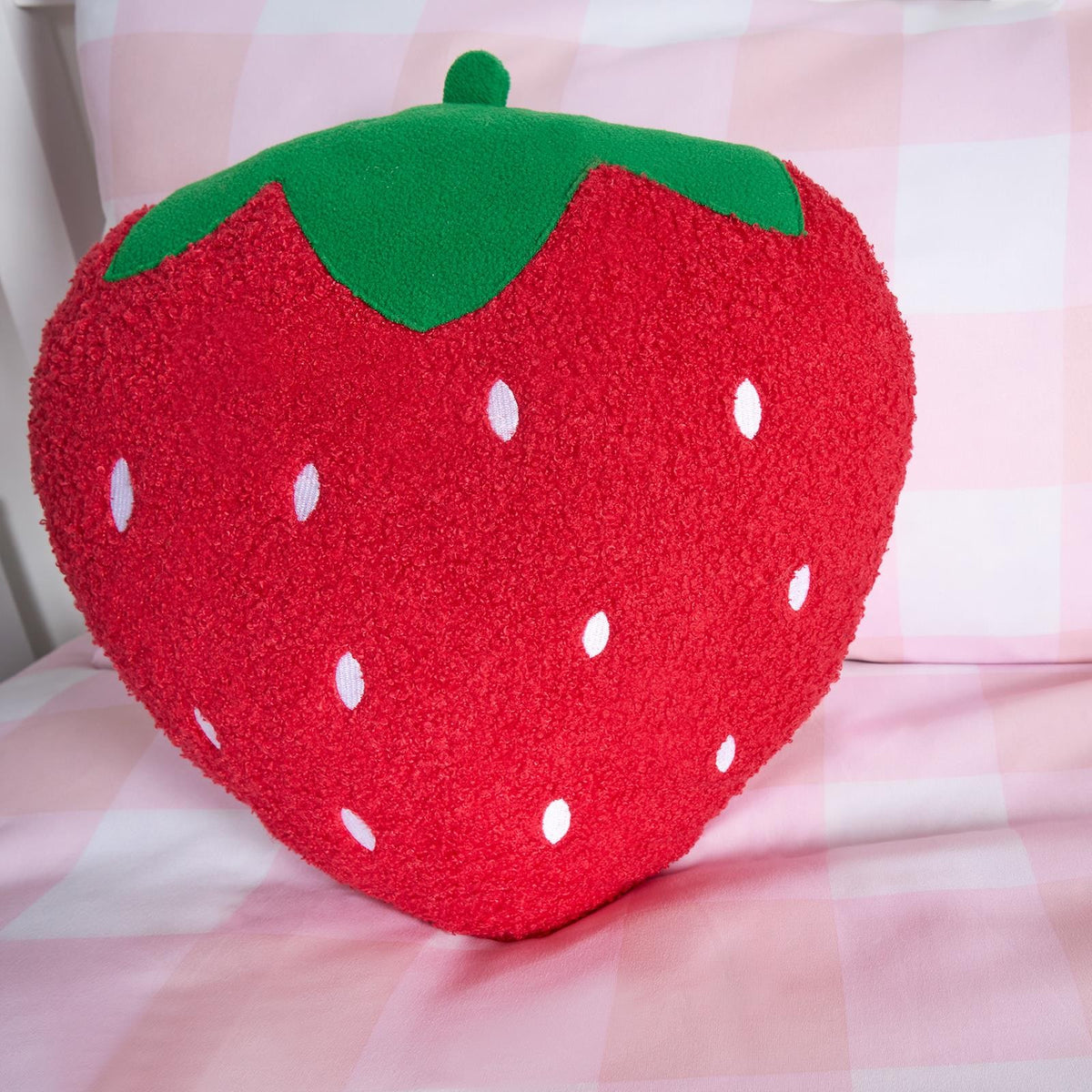 Strawberry Filled Cushion Bedroom Decorative Scatter Chair Sofa Modern Pillow