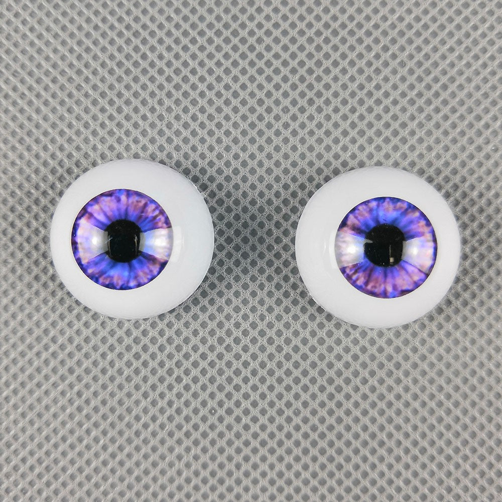 10 Pairs Half Round Acrylic Eyes Eyeballs for Reborn Baby Dolls Kit DIY Repair