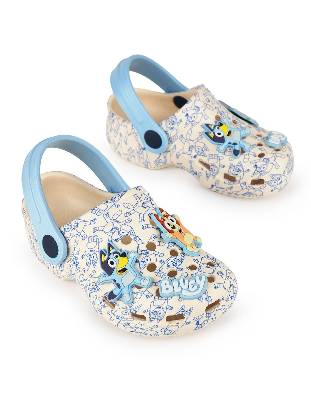 Bluey Clogs | Boys Grey | Official Merch