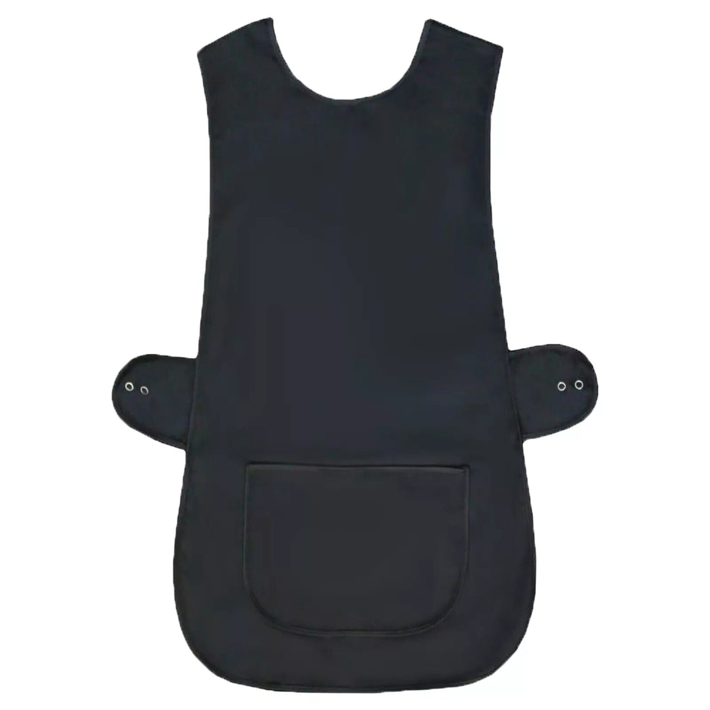Plain Tabard Apron Workwear Cleaning Catering Salon | Large Pocket | Popper Fast