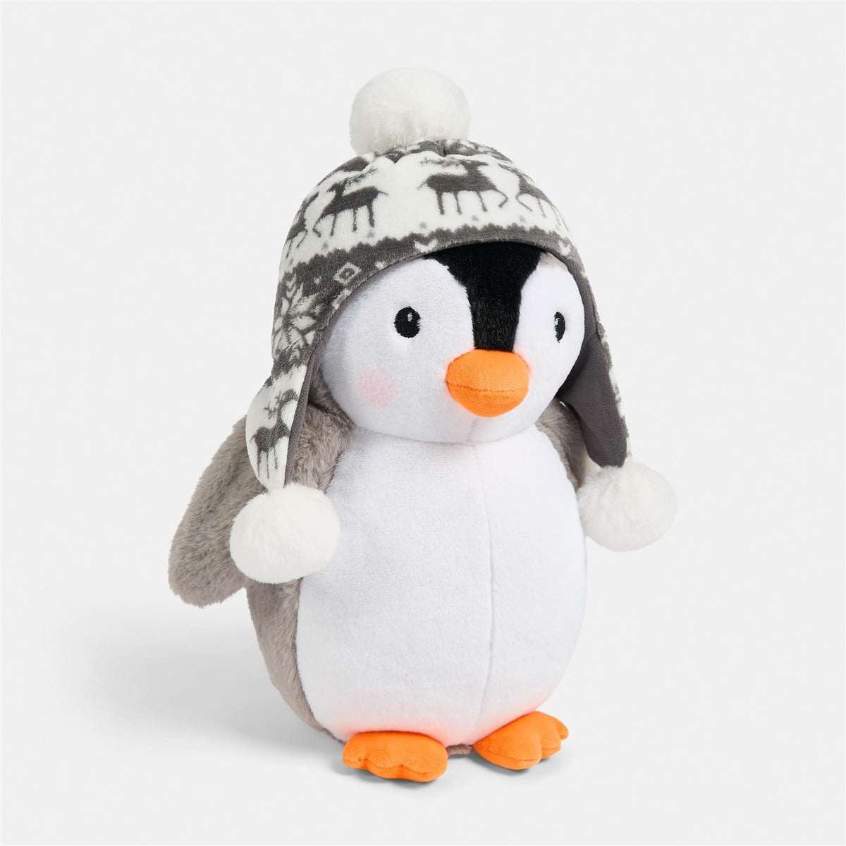 OHS Penguin Decorative Cushion Xmas Filled Scatter Pillow Home Decor