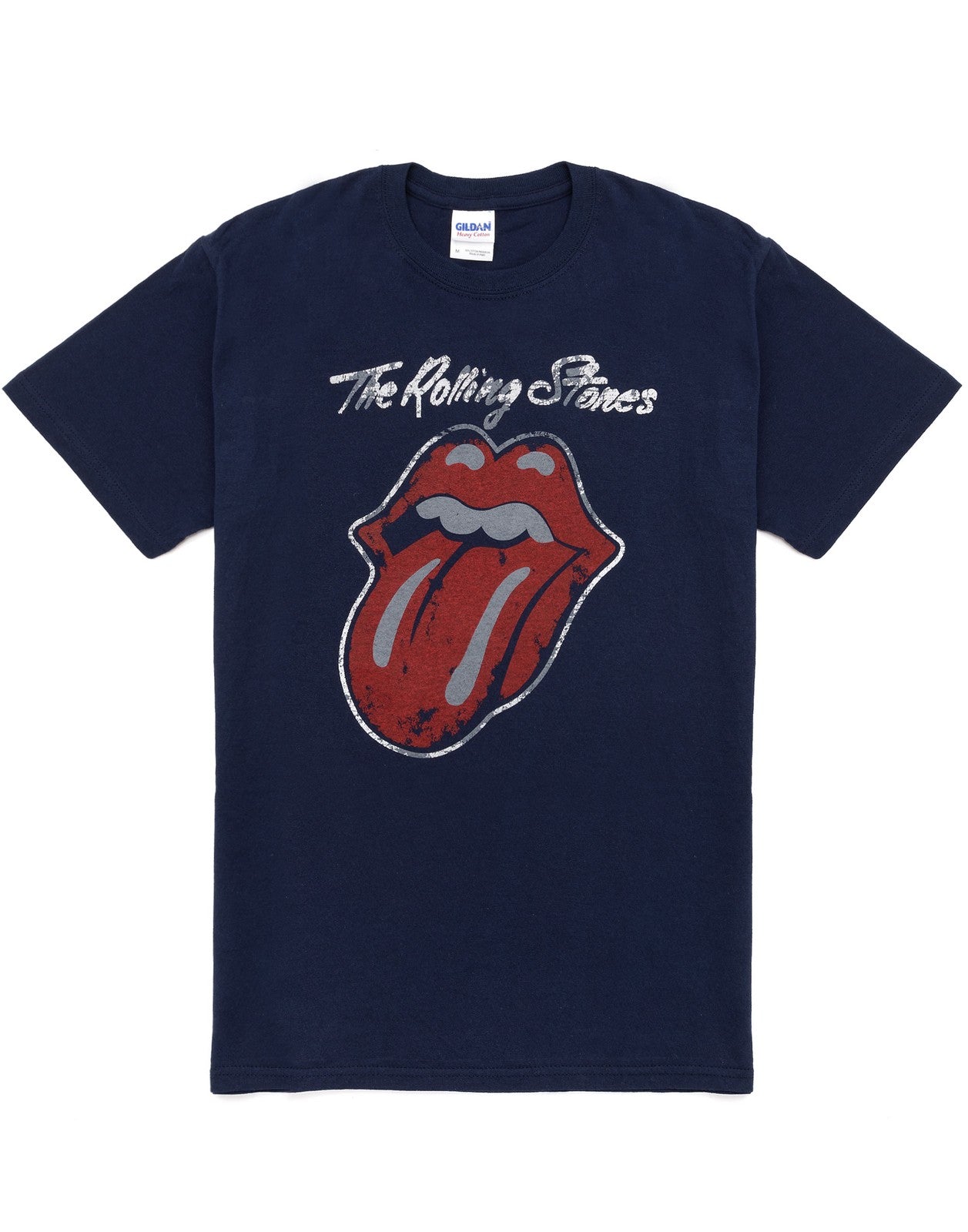 The Rolling Stones Short Sleeved T-Shirt | Mens Navy | Official Merch