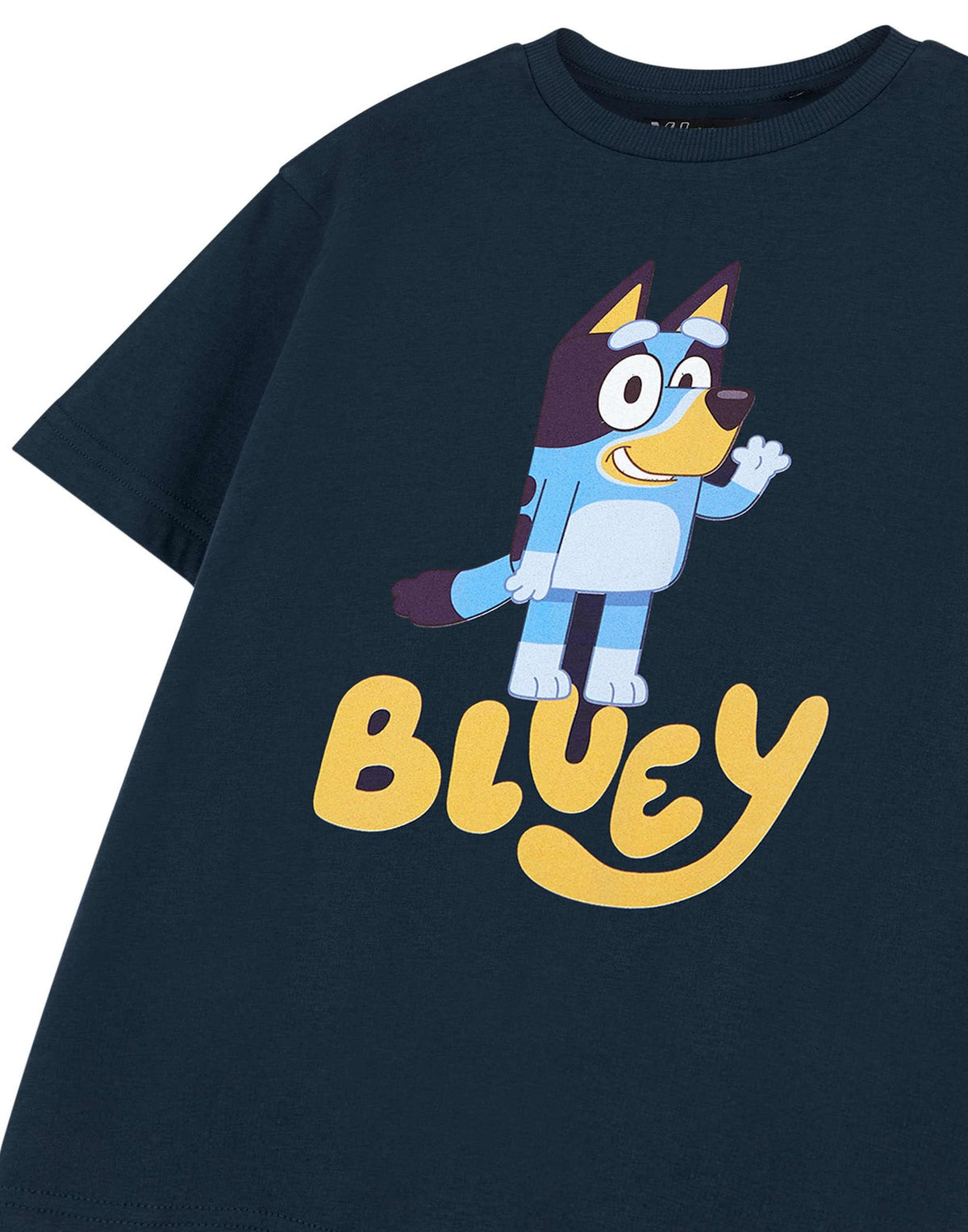 Bluey Short Sleeved T-Shirt | Unisex Kids Navy | Official Merch