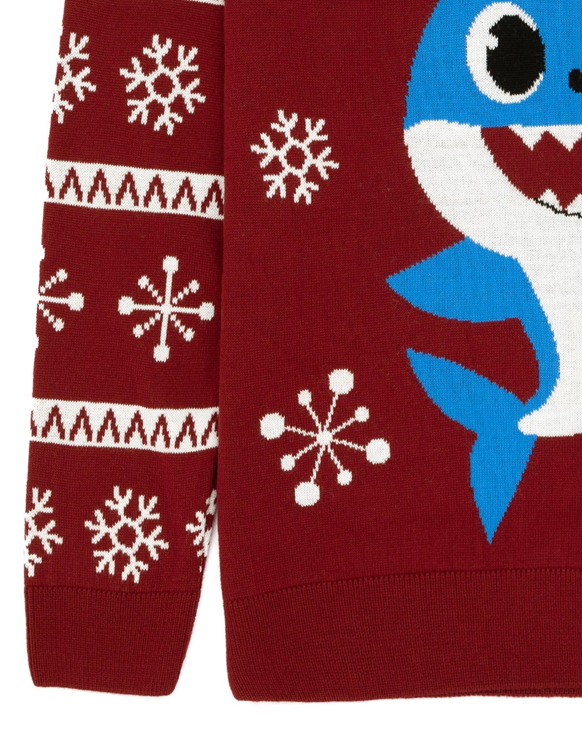 Baby Shark Christmas Jumper | Mens Red | Official Merch