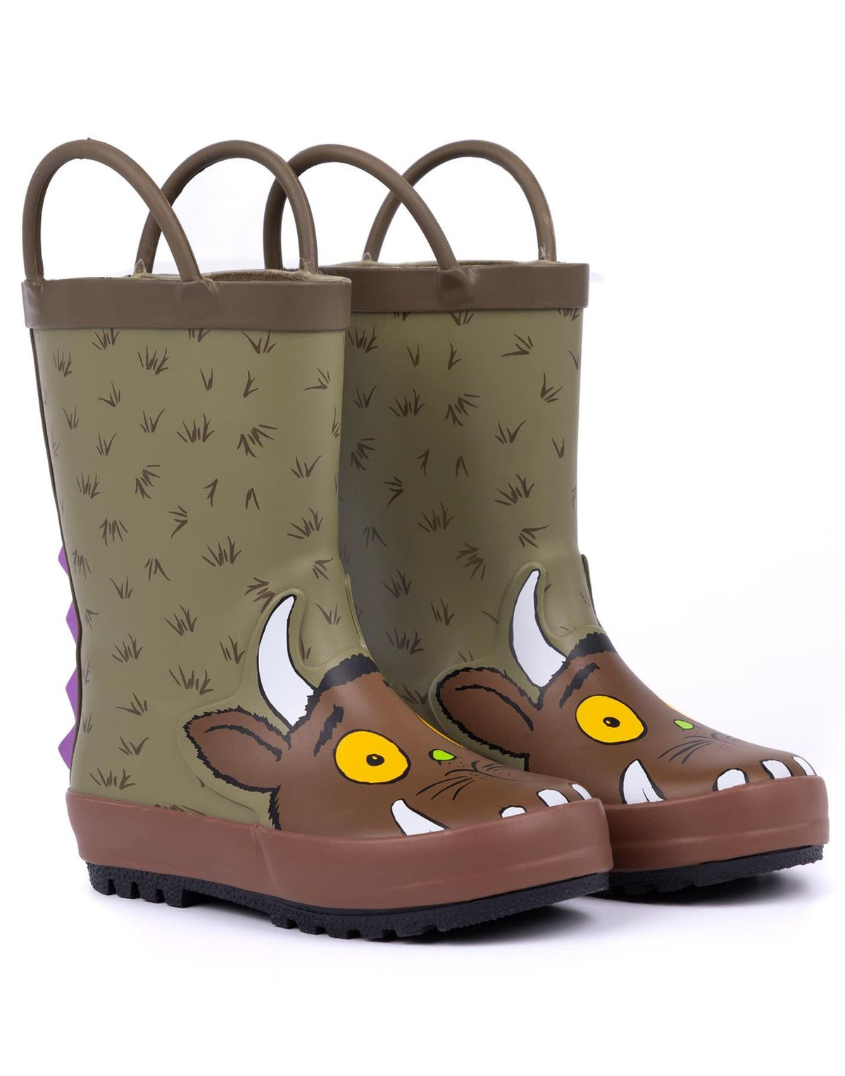 Gruffalo & Friends Wellington Boots with Handles | Unisex Kids Brown | Official